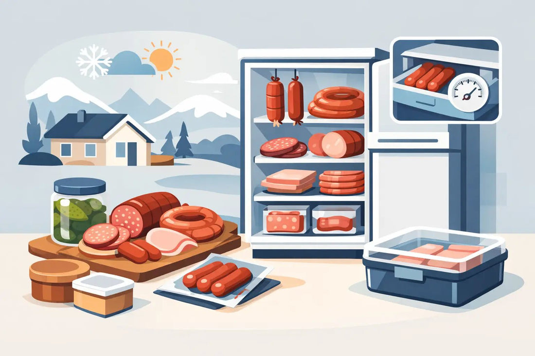 Norwegische Wurstwaren richtig lagern zu Hause - NorwegianShop24