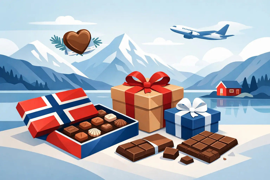 Wie Sie norwegische Schokolade verschenken - NorwegianShop24
