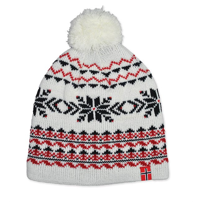 Children's hat, snow crystal, white