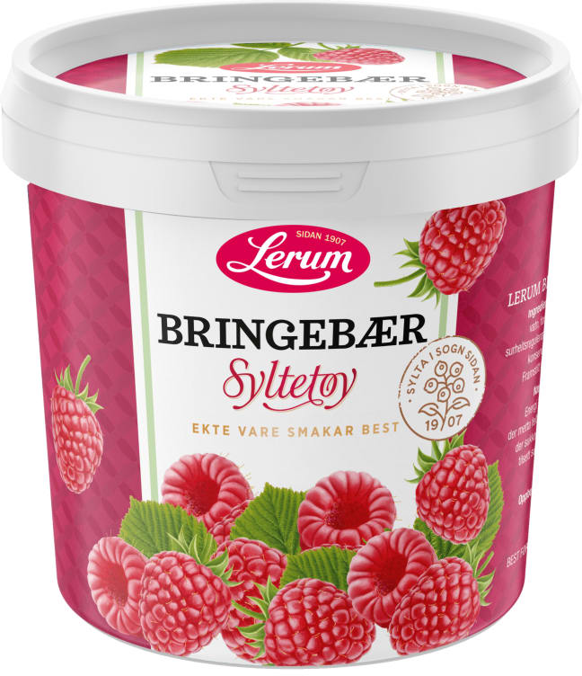 Raspberry jam 1kg Lerum