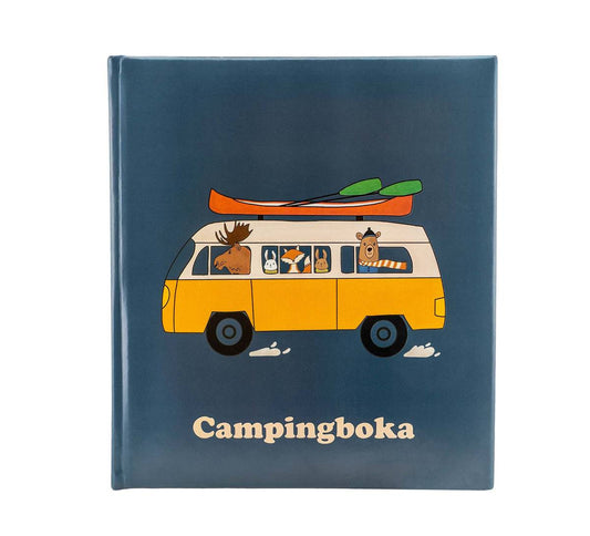 Campingbuch, dunkelblau