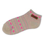 Women's sock, Angora, Beige/Pink