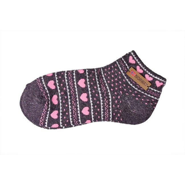 Ladies' socks, Angora, Purple