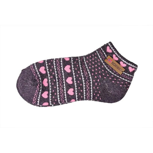 Ladies' socks, Angora, Purple