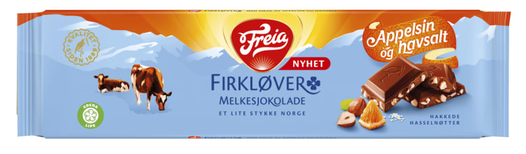 Firkløver m/Appelsin Nøtter Og Havsalt