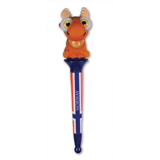 Flag pen, Elk w/big eyes on top