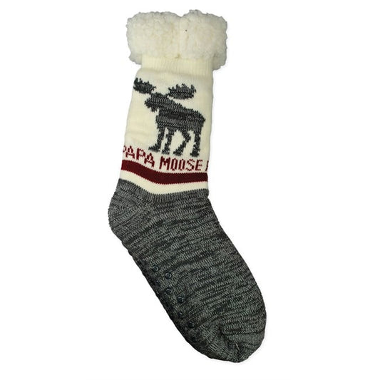 Lined sock, Pappa Moose, size 41-45