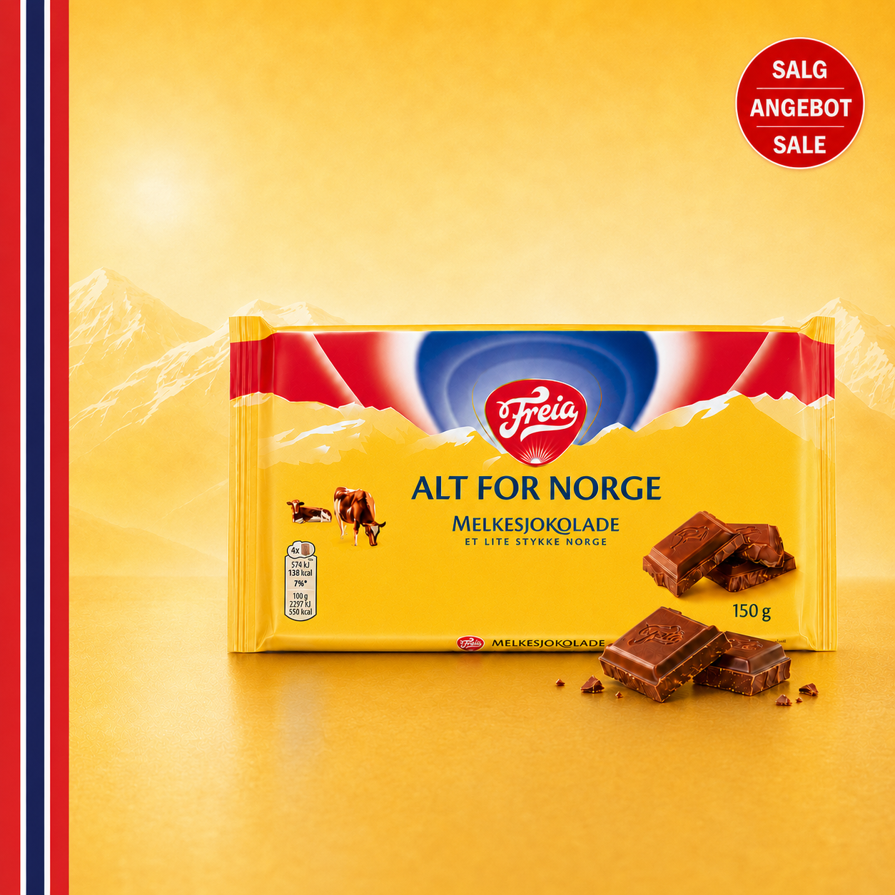 Freia Melkesjokolade 150g Spesialutgave