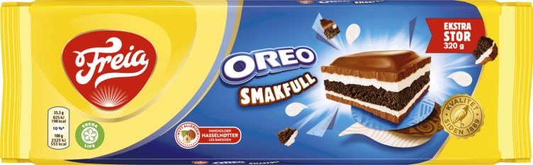 Freia Smakfull Oreo Sjokolade 320g