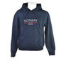 Hoodie, Norway with flag stripe, Marine, XS