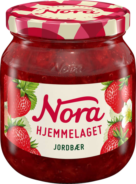 Homemade strawberry jam 400g Nora