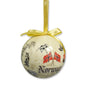 Christmas Bauble, Antique Map