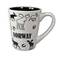 Mug with black/white moose motif