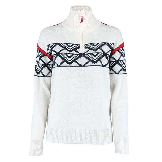 Lommedalen, Wool Sweater, Unisex, White, XS