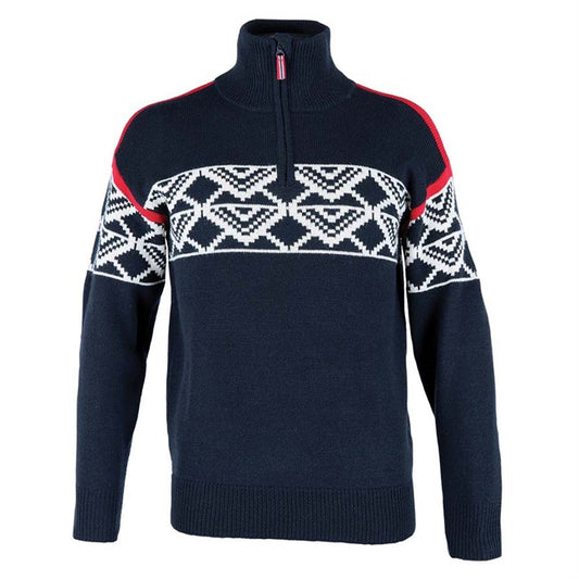 Lommedalen, Wool Sweater, Unisex, Navy, L