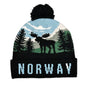 Hat, Norway, elk, Blue/green