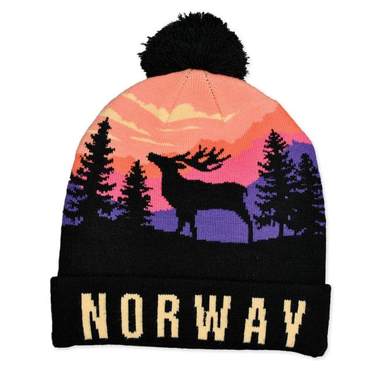 Hut, Norwegen, Hirsch, schwarz/gelb