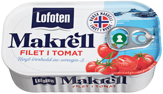 Makrell i Tomat Original 110g Lofoten