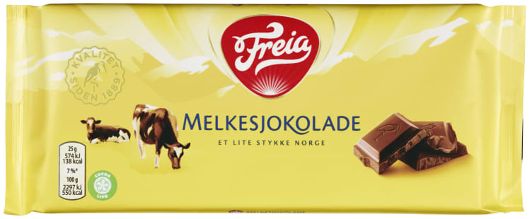 Milk chocolate 100g Freia