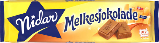 Melkesjokolade 180g Nidar