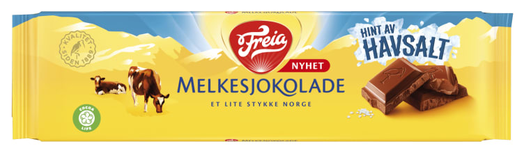 Melkesjokolade Havsalt 200g Freia