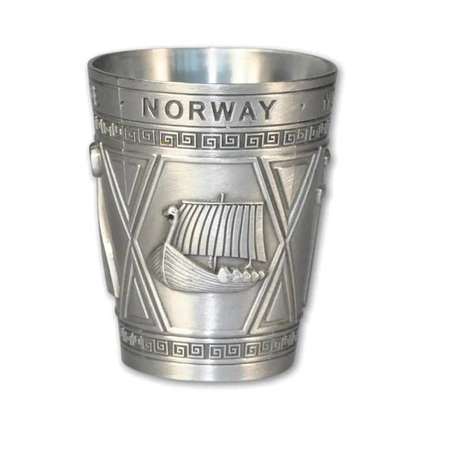 Metal drinking cup, Viking, Pewter