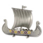 Metal Viking ship 10 cm