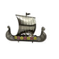 Metal Viking ship, 20 cm