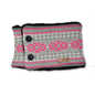 Neck Warmer, Grey/Pink