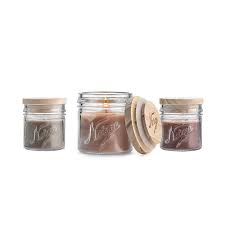 Norgeslys mit Holzdeckel 100 ml Mix Earth (3 Stück)