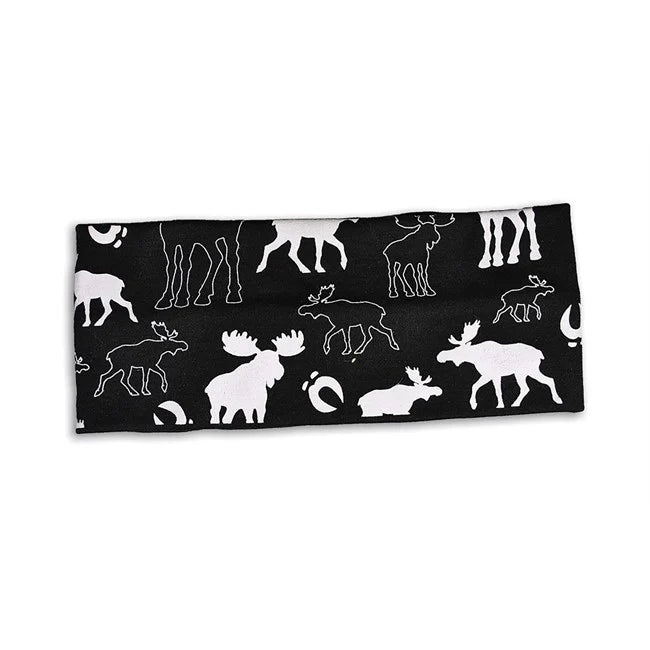 Headband, Elk repeating, Black