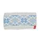 Headband, snowflakes, light blue/white