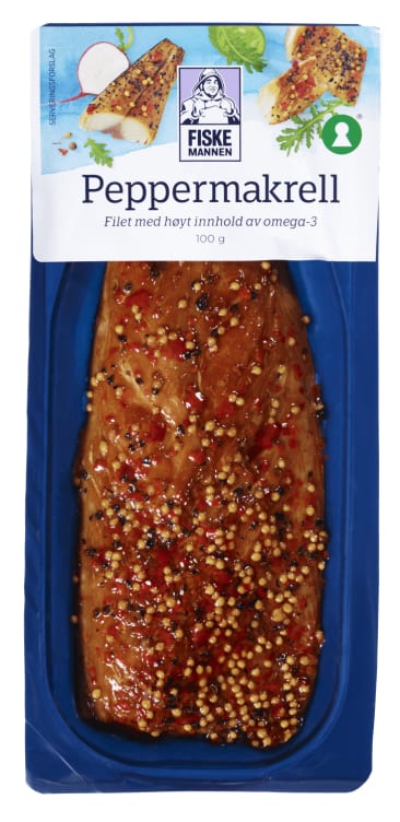 Peppermakrell Varmrøkt 100g