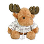 Plush Elk, Patterned Hoodie, Medium