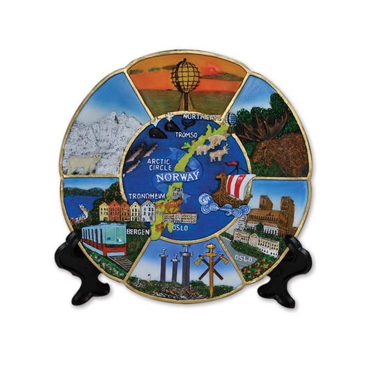 Poly plate, Norway, small