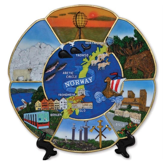 Poly plate, Norway, large