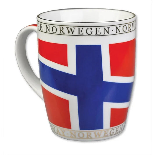 Porcelain mug, All-covering flag