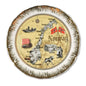 Porcelain plate, Norway map, Antique