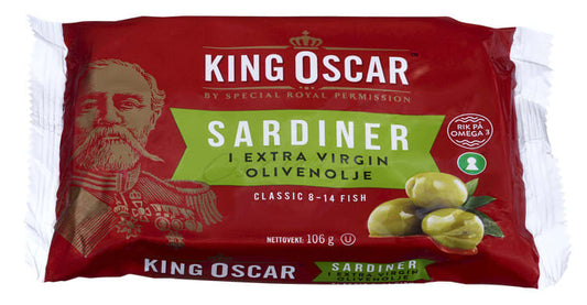 Sardines Classic in Olive Oil 106g King