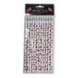 Set of 12 pencils, flag, WHITE