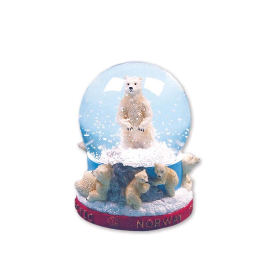 Snow globe, Polar bear - mini