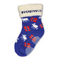 Weiche Socke, Blau, Moose/Flagge, 23-28