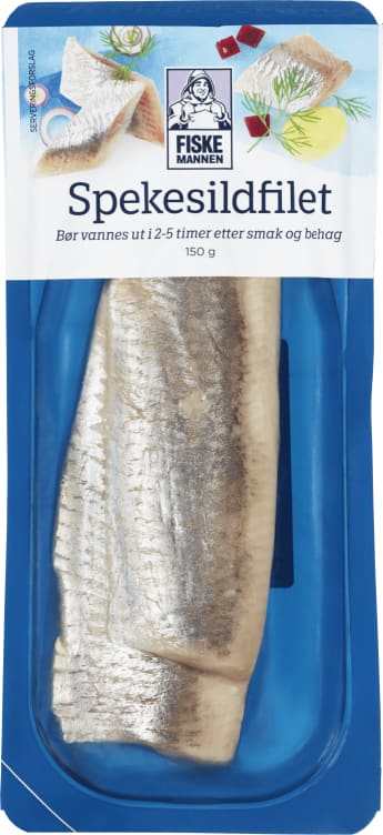 Gesalzenes Heringsfilet 150g Fiskemannen