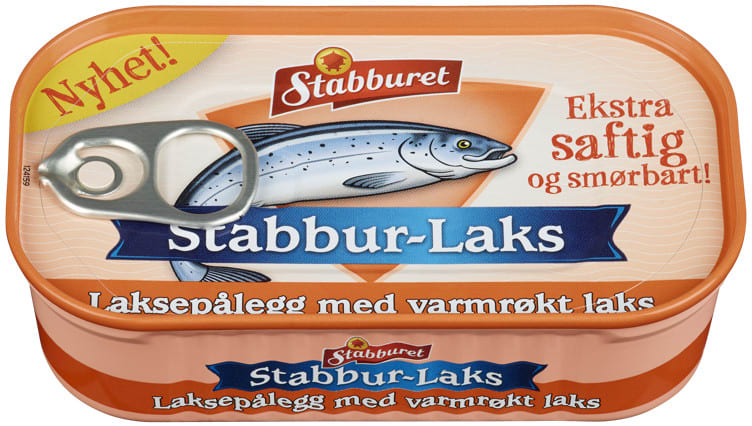 Stabbur-Laks Varmrøkt 90g Stabburet