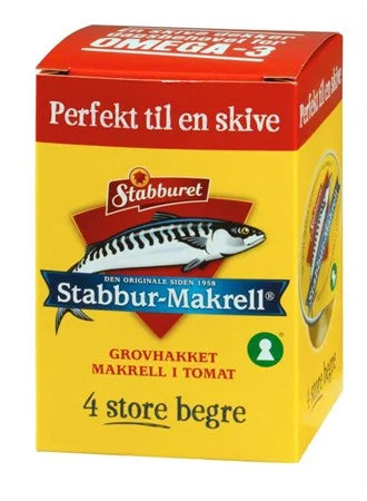 Stabbur-Mackerel Omega3 4X40g