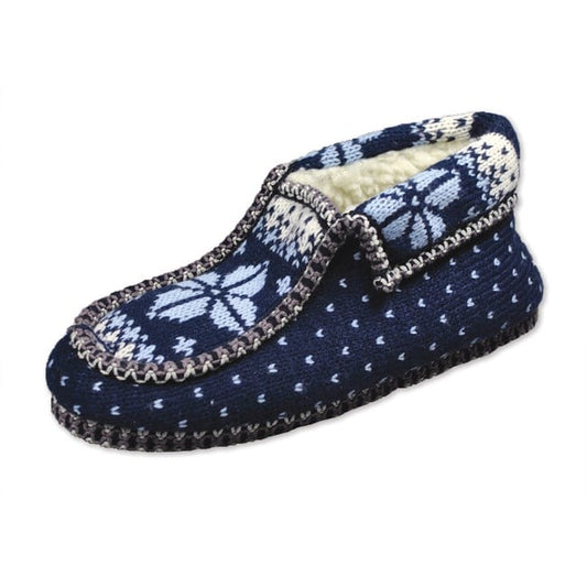 Knitted slipper, Blue, size 41