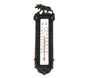 Temperaturmesser mit Elchmotiv, Gusseisen