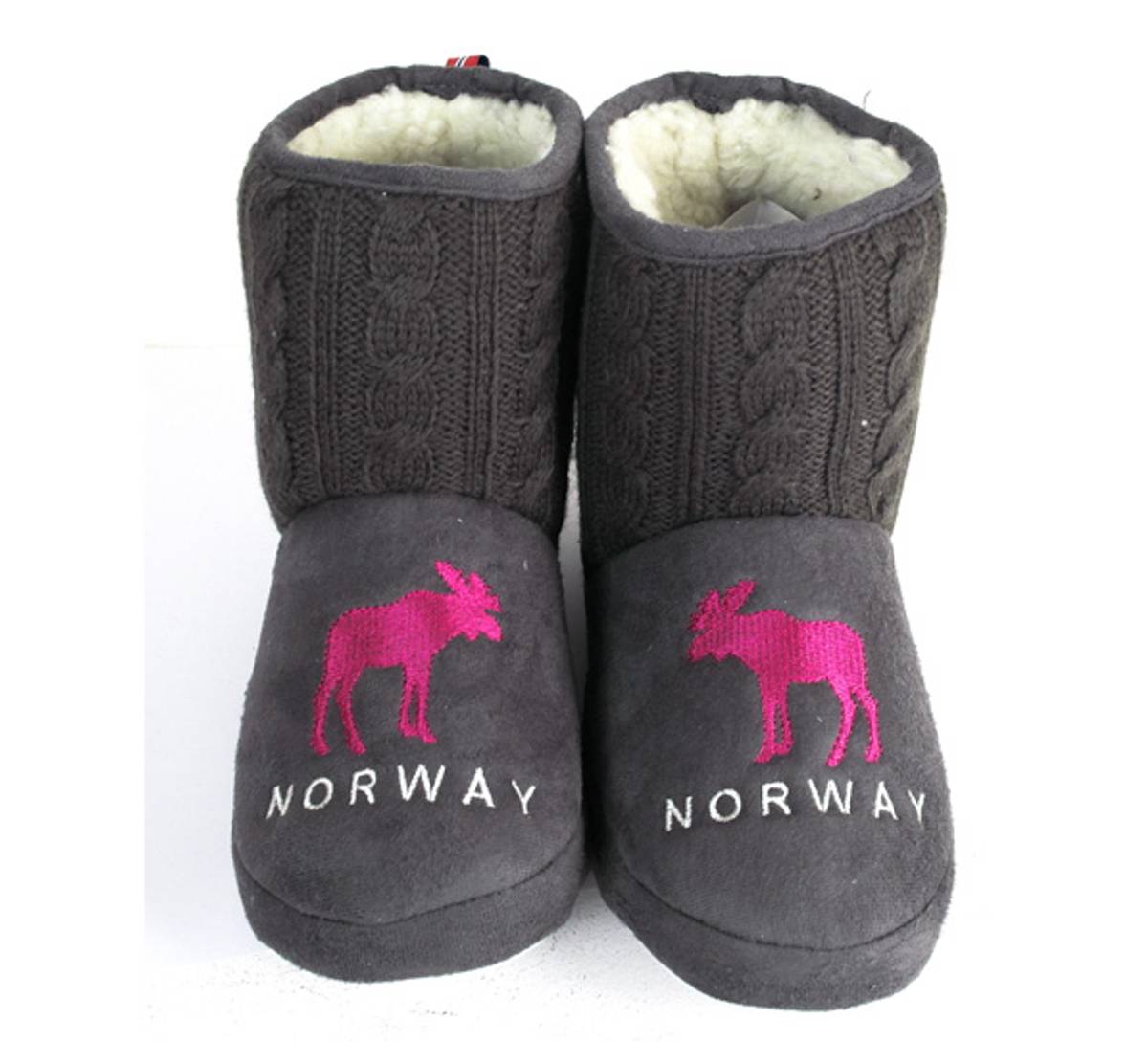 Tøffel Norway grey-pink Size: 38-39