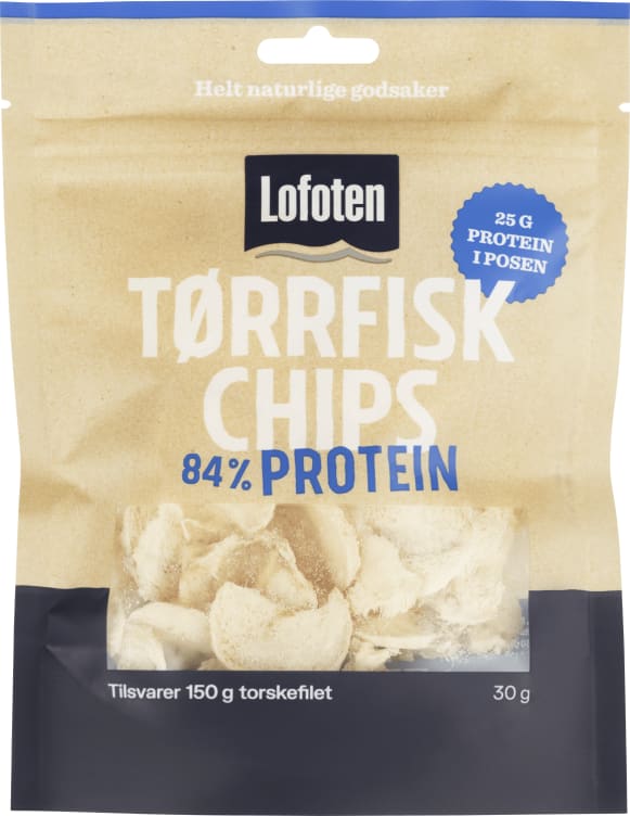 Tørrfiskchips 30g Lofoten