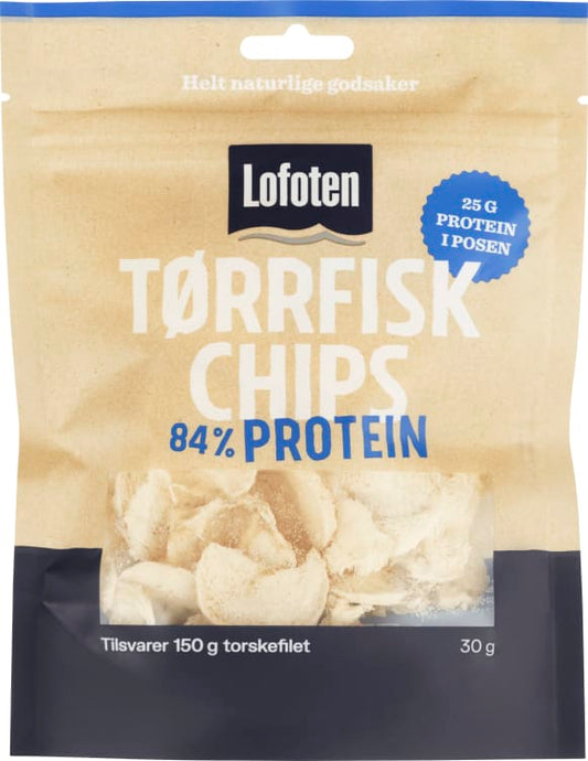 Tørrfiskchips 30g Lofoten